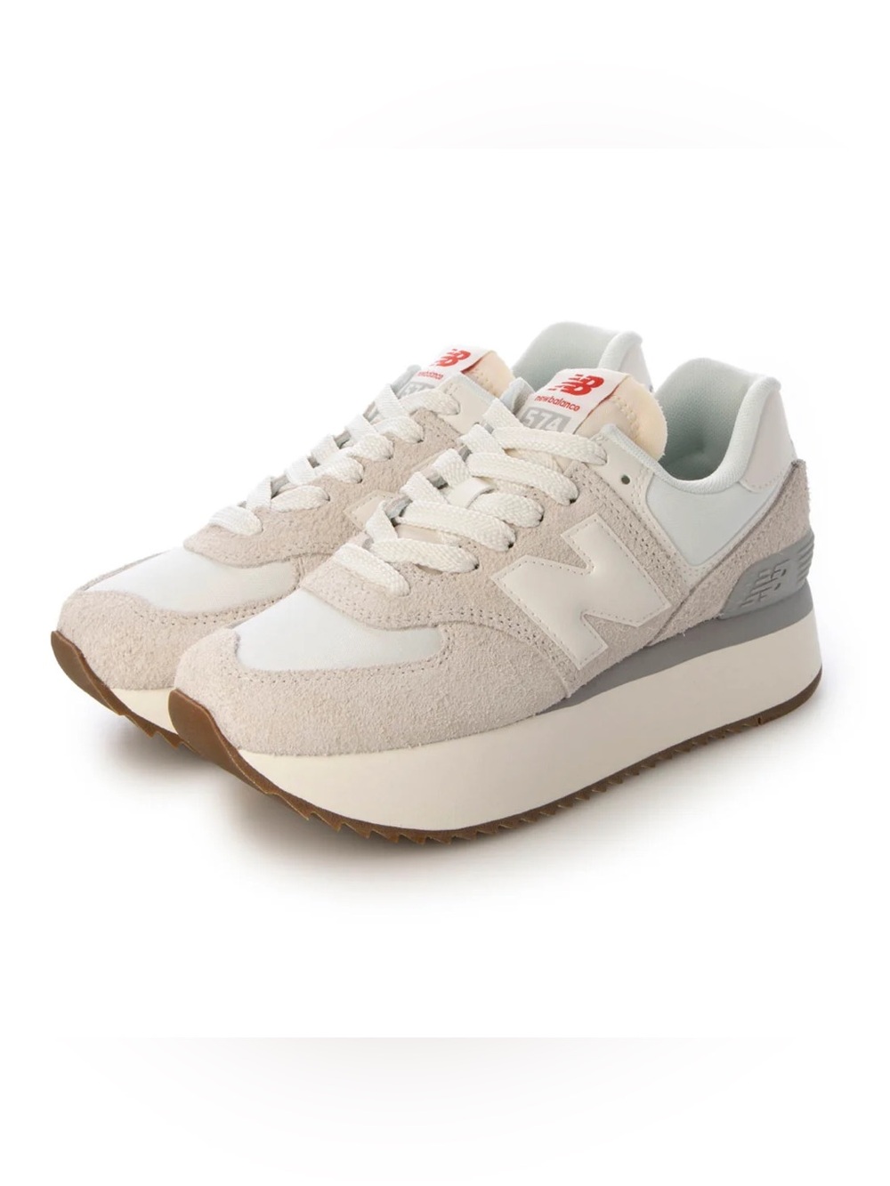 ✨Women’s New Balance 574 Platform Tennis Shoes Size 7.5 - Picture 1 of 10